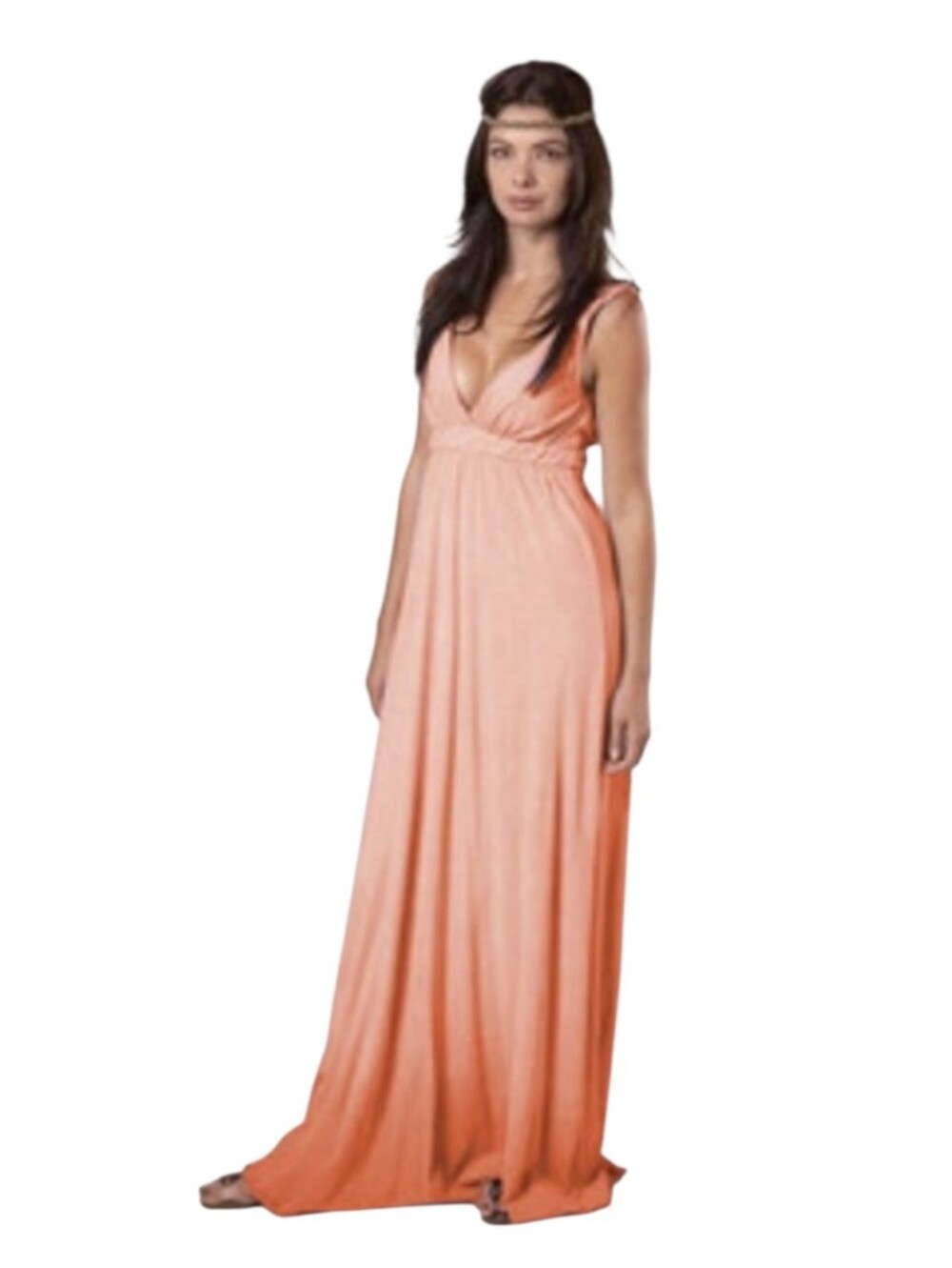 Gypsy 05 peach ombre maxi dress size M